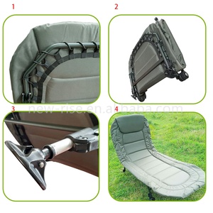 Carpa pesca Camping cama silla pesca <span class=keywords><strong>Bedchair</strong></span> ajustable reclinable 6 patas cama silla grande carpa Camping jardín - Product Image 6
