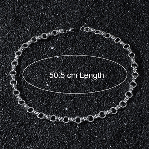 Nuevo Collar de Cadena con Diseño Geométrico Simple y Moderno, Estilo Hiphop, Chapado en Oro, para Hombre, Joyería de Moda - Product Image 5