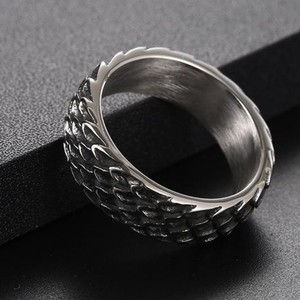 Tg Retro Snake <span class=keywords><strong>Ring</strong></span> Rvs Snake Scale <span class=keywords><strong>Ring</strong></span> Gepersonaliseerde Dragon Schaal <span class=keywords><strong>Ring</strong></span> Voor Mannen Fijne Sieraden - Product Image 5