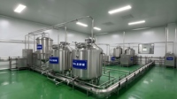 Ligne de production de yaourt entièrement automatique de 200 L, machine de transformation du lait à petite échelle pour la fabrication de yaourt