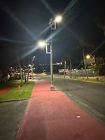 Haute puissance Ip65 extérieur pleine puissance fonctionnant 12 heures 60W 80W 100W 150W tout en un lampadaire solaire