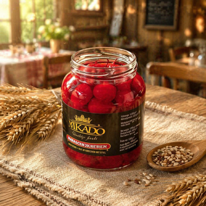 Cerezas enlatadas de alta calidad con certificación BRC, 580 ml, con o sin tallo, cereza maraschino roja/amarilla/verde, compatible con OEM - Product Image 4