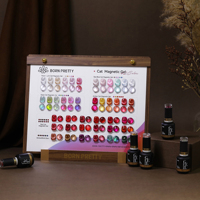 BORN PRETTY PRO Nail Supply Collection de cartes de couleur en acrylique en gros Vernis à ongles en gel Affichage du nuancier
