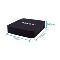 Boîtier TV intelligent Android 4K MX9 1 Go + 8 Go en promotion – Décodeur TV