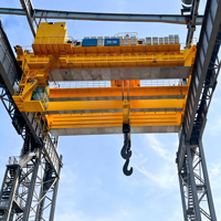 Grue de fonderie Wanlong 225/60/15T de type YZ, 20 m, à commande PLC, motorisée, portée 22 m, puissance 676,5 kW, pour la fabrication de fonderie en acier