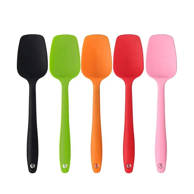 Kitchen Tools 28cm large Non-Stick Heat-Resistant BPA Free Silicone Scraper Spatula for Baking Pastry