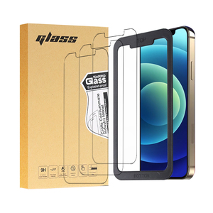 Protector de Pantalla de Vidrio Templado 2.5D 9H, HD Transparente, Antiarañazos, Cobertura Total, para <span class=keywords><strong>iPhone</strong></span> 11 12 13 14 Pro Max Mini, Fácil de Instalar - Product Image 6