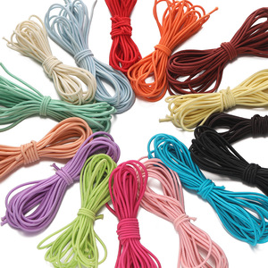 ยางรัดผมไนลอนสีดำสีแดงสีพื้น อุปกรณ์ทำเครื่องประดับ DIY คุณภาพดี ยืดหยุ่นได้ดี ใช้ได้ทุกวัน แบบเรียบง่าย ใช้ได้ทั้งชายและหญิง - Product Image 5