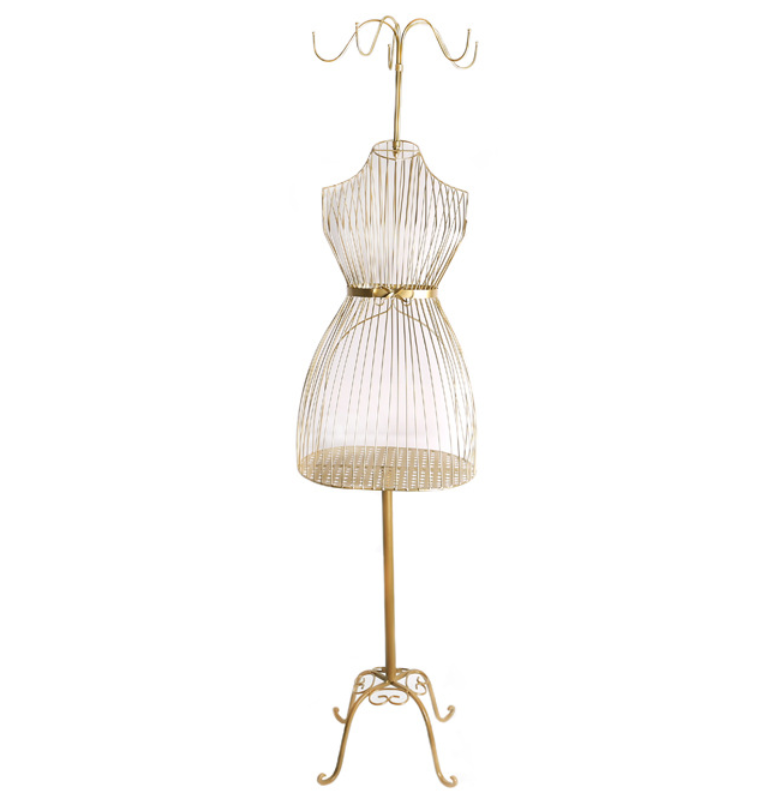 metal wire dress Decorative Metal and Iron Dress Form