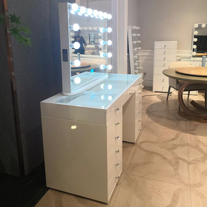 Coiffeuse Style Moderne Vente en Gros d'Usine avec Miroir de Vanité Éclairé et Lumières - Product Image 3