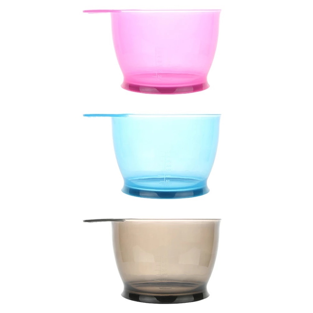 2 in 1 Color Comb Brushes Curlers Mixing Care Professional Disposable Beauty Hair Dye Bowl Set