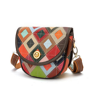Women Shoulder Sling <b>Bag</b> Genuine Cow <b>Leather</b> Colorful Vintage Fashion <b>Small</b> Saddle Crossbody <b>Bags</b> for Female - Product Image 5