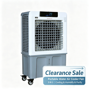 Refroidisseur <span class=keywords><strong>d</strong></span>'air évaporatif mobile 2000 CFM sur roues, faible <span class=keywords><strong>bruit</strong></span>, économie <span class=keywords><strong>d</strong></span>'énergie, pour usage commercial (hôtels, bars, restauration) - Product Image 6