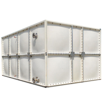 Réservoir à eau potable rectangulaire en PRV de qualité supérieure avec cuve sous pression pour la récupération et le stockage d'eau de pluie à usage domestique, garantie 1 an