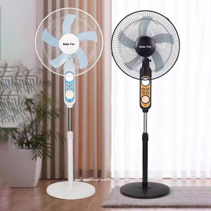 Solar Fan Solar Powered AC <b>Rechargeable</b> Fan Price Cheap Stand Solar Fan Lithium Battery SF-218 Solar Fan With <b>Led</b> <b>Light</b> - Product Image 6
