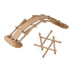 Ingegnoso classico Da Vinci arco ponte blocchi di costruzione con elementi di scienza strutturale per bambini giocattoli di costruzione educativi - Product Image 2