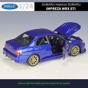 Welly 1:<span class=keywords><strong>24</strong></span> <span class=keywords><strong>Su</strong></span>-baru Impreza WRX STI N Issan Silvia Super Car Metal coleccionable simulación Die Cast coche aleación modelo regalo - Product Image 3