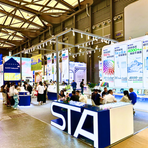 STA 8色ハイライターセット蛍光チゼルチップマーカーペンシングルパステルカラーフラットブラシチップ包装オフィス文房具用 - Product Image 4