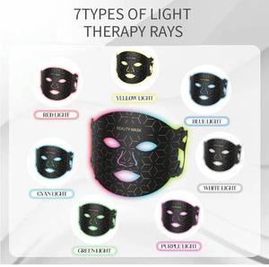 Máscara Facial LED de Terapia de Luz de 3 Colores, Rejuvenecimiento de la Piel, Terapia de Fotones LED, Máscara Facial Antienvejecimiento, Reafirmante de la Piel, Antiarrugas - Product Image 4