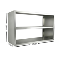 Penjualan Panas Kabinet Dinding Stainless Steel Kustom, Rak Penyimpanan Dinding untuk Perlengkapan Dapur & Restoran Lainnya