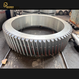 Bánh răng xoắn đơn 500mm chống mài mòn giảm tốc công nghiệp bánh răng xoắn ốc bánh răng tải trục - Product Image 1