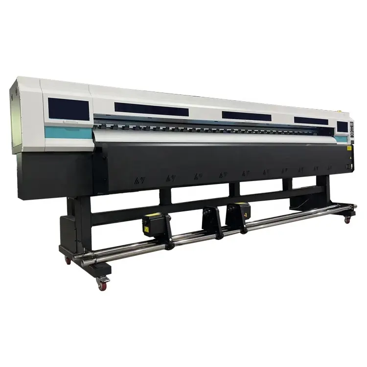 Impressora de sublimação para tela de lona, máquina de impressão de papel fotográfico solvente ecológico grande, plotter de vinil com cabeça i1600/i3200, 1.8m e 3.2m