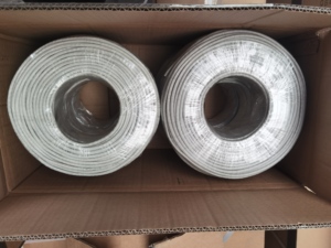 Cable LAN para Interiores CAT6 CAT5E al por Mayor, Rollo <span class=keywords><strong>de</strong></span> 100m en Stock, Listo para Enviar, Cable <span class=keywords><strong>de</strong></span> Red UTP <span class=keywords><strong>de</strong></span> 4 Pares para Oficina/CCTV - Product Image 1