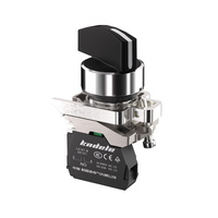 Interruptor de Botón Metálico Negro XB4-BJ41/BJ51, Interruptor de Botón Impermeable, Interruptor de Bajo Voltaje