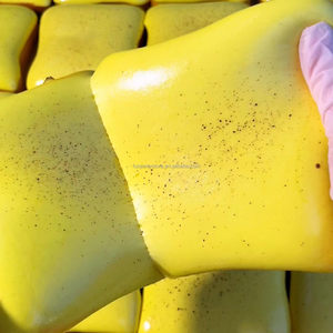 Yellow Square TPR Bread Butter Squishy Slow Rising 14cm Soft Toy Stress Balls Stress Relief Fidget Toys ADHD Party 14+ - Product Image 3
