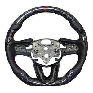 Explosive New Products Forged Carbon Fiber Perforated Leather Grip Steering <b>Wheel</b> Fit for Cadillac Ct4 Ct5 Auto Steering <b>Wheel</b> - Product Image 1
