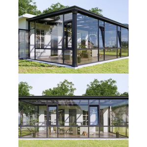 Veranda Moderne Haut <span class=keywords><strong>de</strong></span> Gamme pour <span class=keywords><strong>Jardin</strong></span> d'Hiver, Extension <span class=keywords><strong>de</strong></span> Veranda Résistante au Vent, Veranda Sur Mesure pour <span class=keywords><strong>Salon</strong></span> - Product Image 6