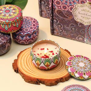 Velas perfumadas de cera de soja de cristal aromático de lujo Velas de vidrio de fragancia para el hogar - Product Image 2