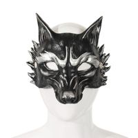 Masque d'Halloween en mousse PU 3D, motif renard semi-artisanal, idéal pour le Mardi Gras, les bals et les fêtes, produit phare pour l'exportation, fabriqué en Chine.