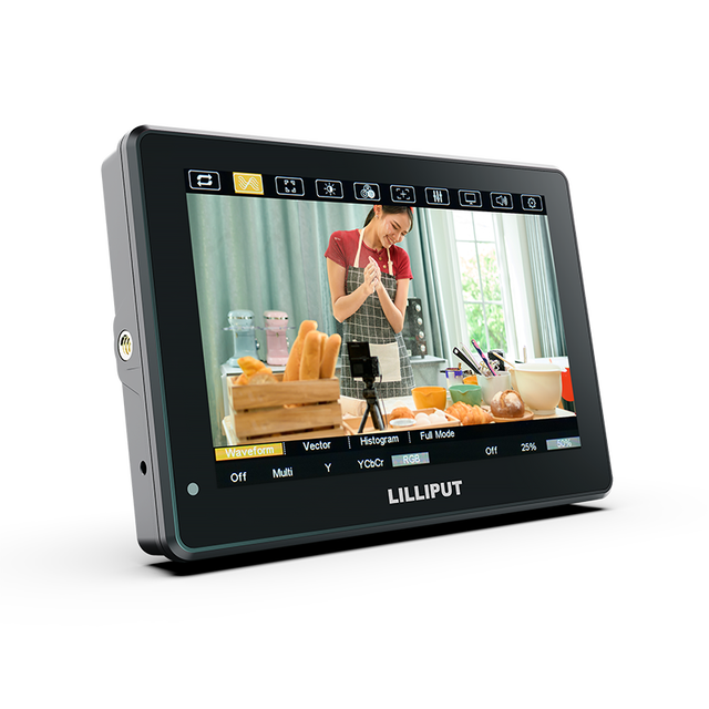 LILLIPUT 7 Inch 2000nits Brightness SDI HDMI 2.0 Touch on Camera Control Monitor