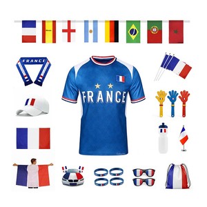 Maglia <span class=keywords><strong>da</strong></span> <span class=keywords><strong>Calcio</strong></span> Personalizzata con Stampa Sublimatica 2026 per Eventi Transfrontalieri, Manica Corta, Squadra Francese, Commemorativa per Tifosi, Unisex - Product Image 3
