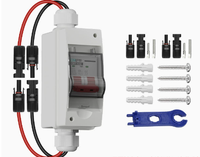 Boîtier de Combinaison PV Étanche IP65 avec Interrupteur Isolateur CC 500V 600V pour Système Solaire