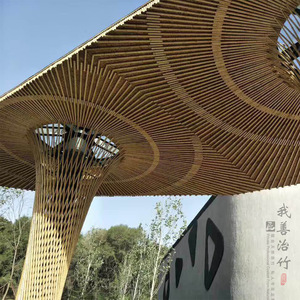Bamboo Pergola Arches And Arbours ZG 02 Eco Friendly Outdoor Decorative Structure For Garden Pavilion Bridge Design - Product Image 2