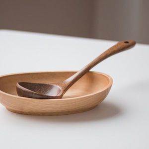 Wooden Soup Ladle Set 3Pcs Long Handle Eco Friendly Kitchen Cooking Spoon For Porridge Rice Stirring Serving - Product Image 3