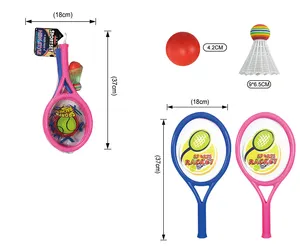 핫 세일 실내 어린이 피트니스 스포츠 장난감 패들 라켓 세트 라켓 테니스 장난감