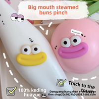 Jumbo Daifuku Mignon Jouet Sensoriel Anti-stress en Caoutchouc Thermoplastique Souple, type Boulette Vapeur aux Grands Yeux, Votre Incontournable