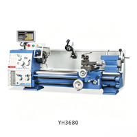 Tour manuel multifonction YH3680 de qualité industrielle pour usage domestique, mini-tour de bureau haute puissance pour le travail des métaux