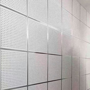 Panneau composite en ciment renforcé pour décoration murale intérieure, résistant à l'<span class=keywords><strong>humidité</strong></span>, perforé, insonorisant, <span class=keywords><strong>anti</strong></span>-corrosion - Product Image 1