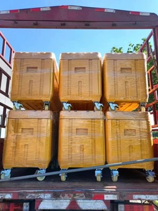 Matériaux approuvés pour l'alimentation, caisses de stockage de glace sèche, conteneurs isolés sur roues pour le transport de glace sèche - Product Image 2