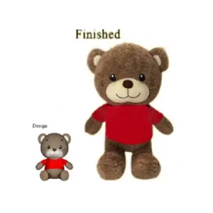 Dapat Menyesuaikan Mainan Boneka Beruang Teddy Besar LED Beruang Teddy Besar Mainan Beruang Teddy Bea