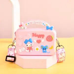 YWMX Cartoon Silicone portamonete per bambini zaino a tracolla regolabile borsa regalo piccola borsa all'ingrosso