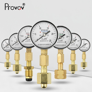 가스 실린더 압력 측정기 이산화탄소 헬륨 질소 수소 아세틸렌 프로판 아르곤 산소 압력 게이지 - Product Image 2