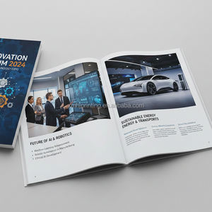 Impression de catalogue de produits de luxe personnalisé en couleur, impression de magazine, impression de <span class=keywords><strong>livre</strong></span>, production de brochure de haute qualité avec finition brillante - Product Image 2