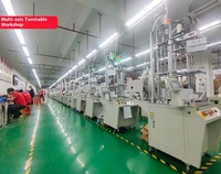 Machine de vissage CNC entièrement automatique avec composants de moteur, contrôle PLC et soufflage d'air pour écrous de blocage de moteur