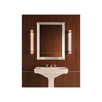 Applique Murale Moderne en Laiton avec Abat-jour en Verre Dépoli, Style Antique Bronze, pour Intérieur, Villa, Hôtel, Salon, Grande Applique de Salle de Bain Barton