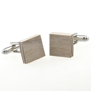 Personalizado al por mayor de alta calidad nuevos hombres accesorio aleación elegante natural rojo madera <span class=keywords><strong>gemelos</strong></span> para traje camisas - Product Image 2